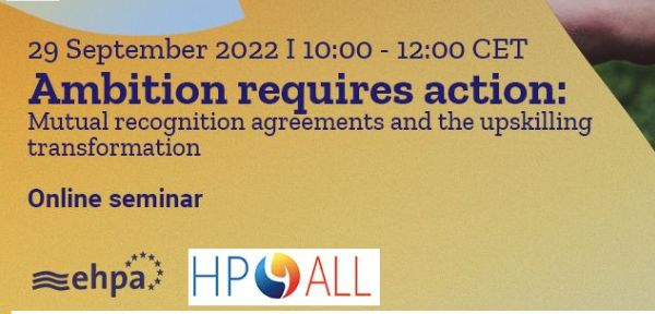 Ambition requires action: mutual recognition agreements and the upskilling transformation